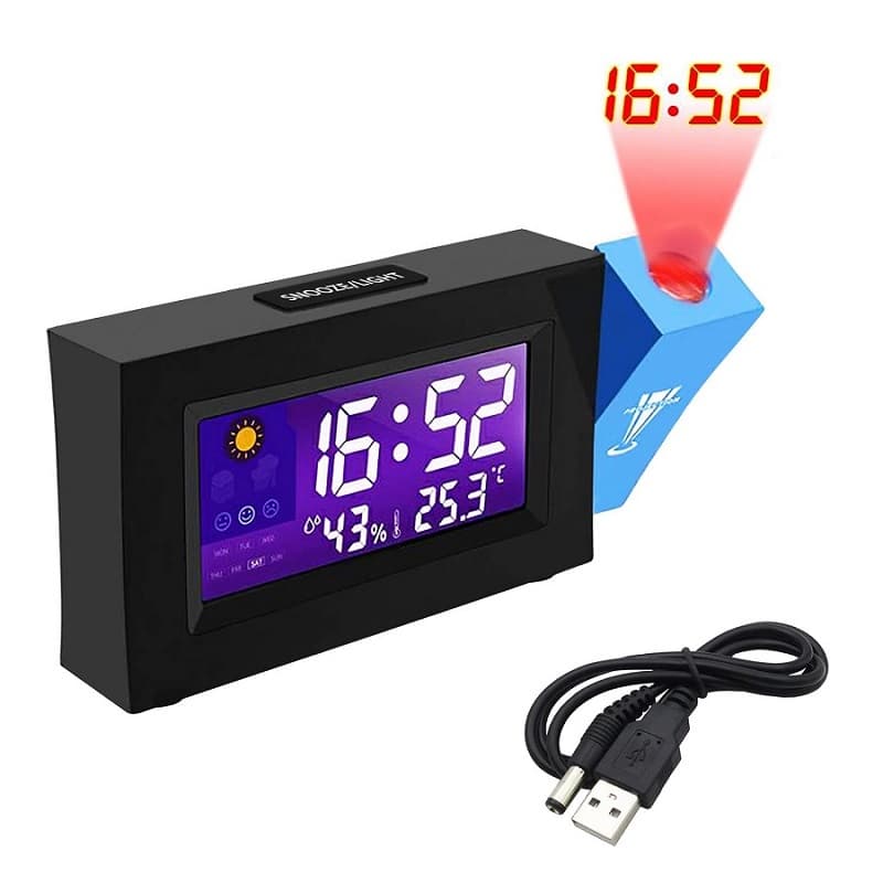 ساعت دیجیتال پروژکتوری رومیزی مدل 8290 — تصویر ۲