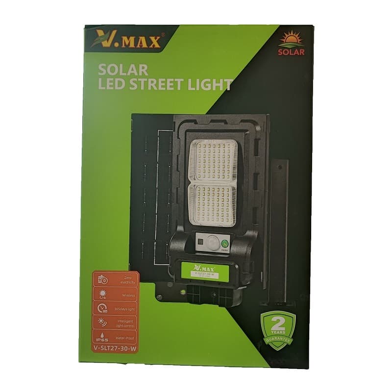 چراغ خورشیدی خیابانی ویمکس مدل V-SLT27-30-W — تصویر ۵