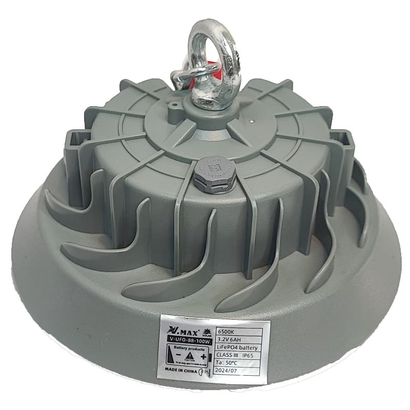 چراغ سقفی خورشیدی ویمکس مدل V-UFO-88-100W — تصویر ۸