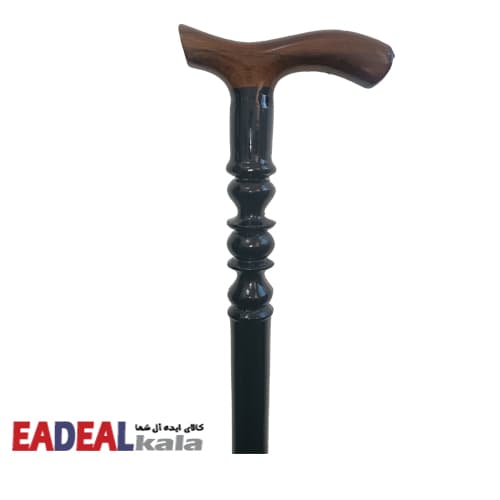 عصا چوبی مدل دو گلدان — تصویر ۲