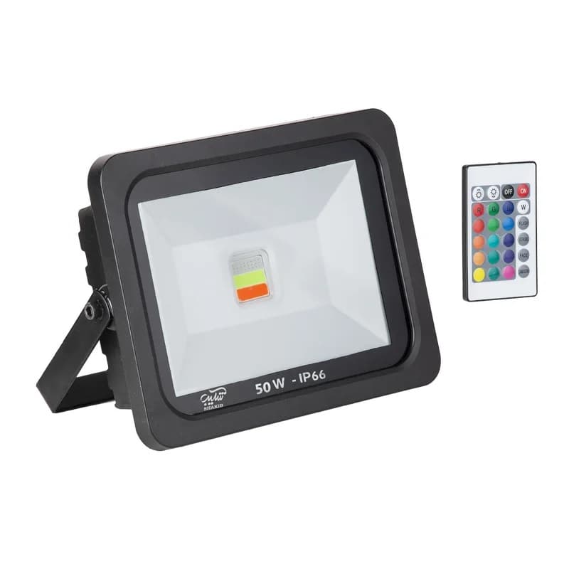 پروژکتور 50 وات RGB رقص نور هفت رنگ ریموت دار — تصویر ۷
