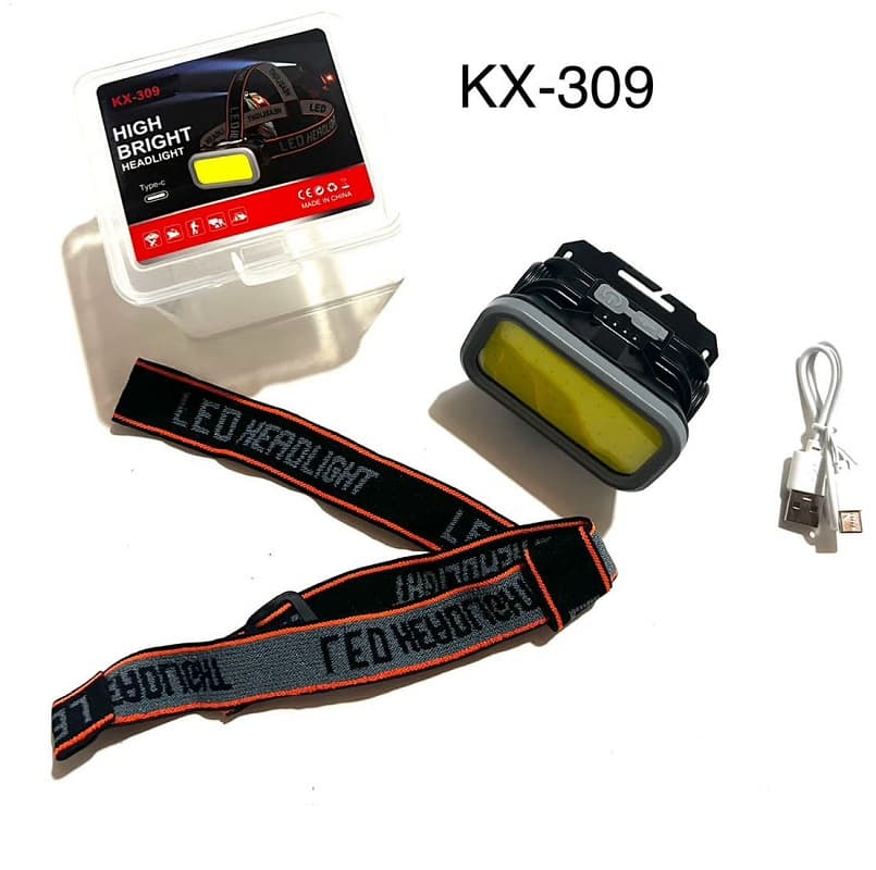 چراغ پیشانی COB مدل KX-309 — تصویر ۴