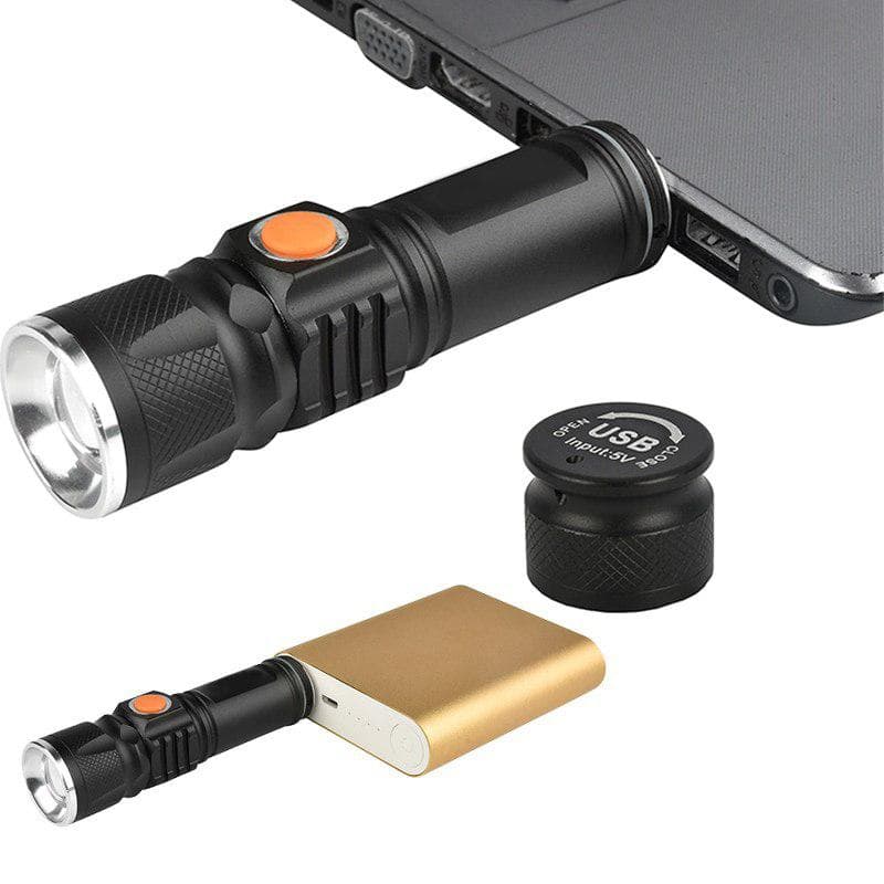 چراغ قوه یو وی UV (فرابنفش) شارژی USB مدل BL-515-UV — تصویر ۳