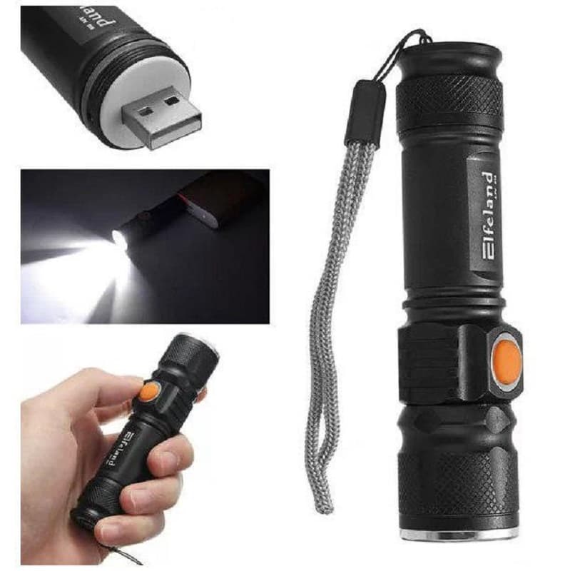 چراغ قوه یو وی UV (فرابنفش) شارژی USB مدل BL-515-UV — تصویر ۴