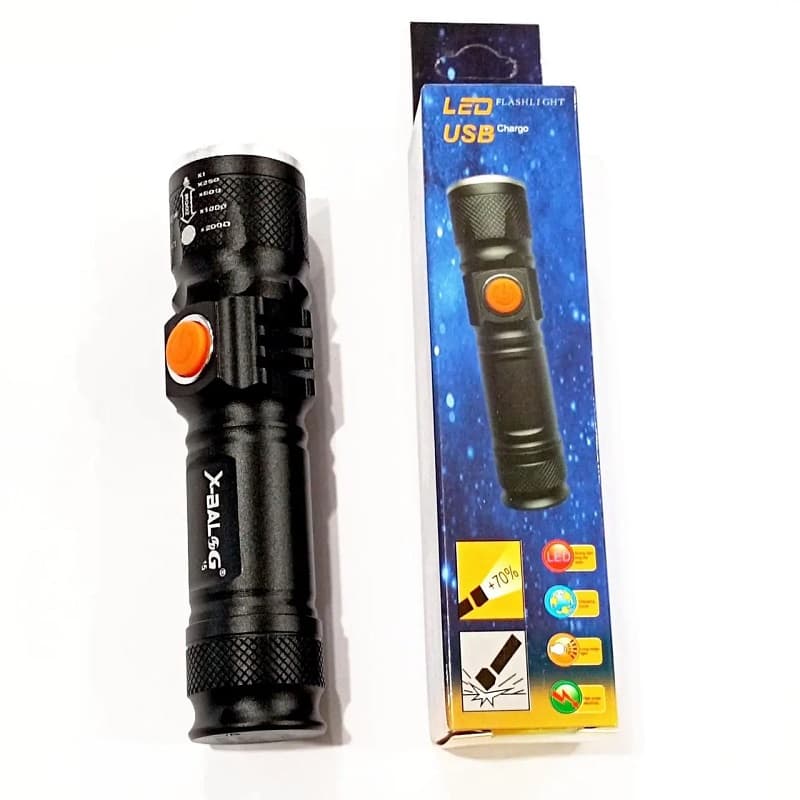 چراغ قوه یو وی UV (فرابنفش) شارژی USB مدل BL-515-UV — تصویر ۹