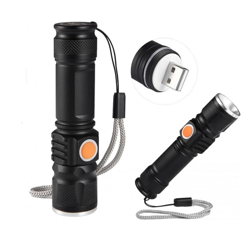 چراغ قوه یو وی UV (فرابنفش) شارژی USB مدل BL-515-UV