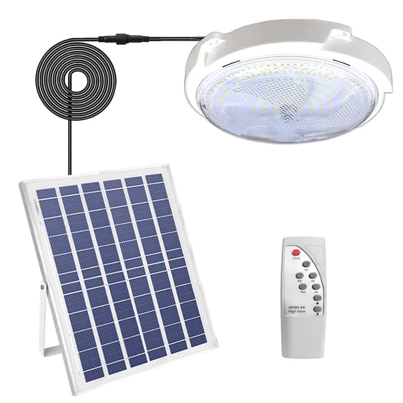 چراغ سوله ای خورشیدی یورونت 300 وات مدل EURO-FL-300W