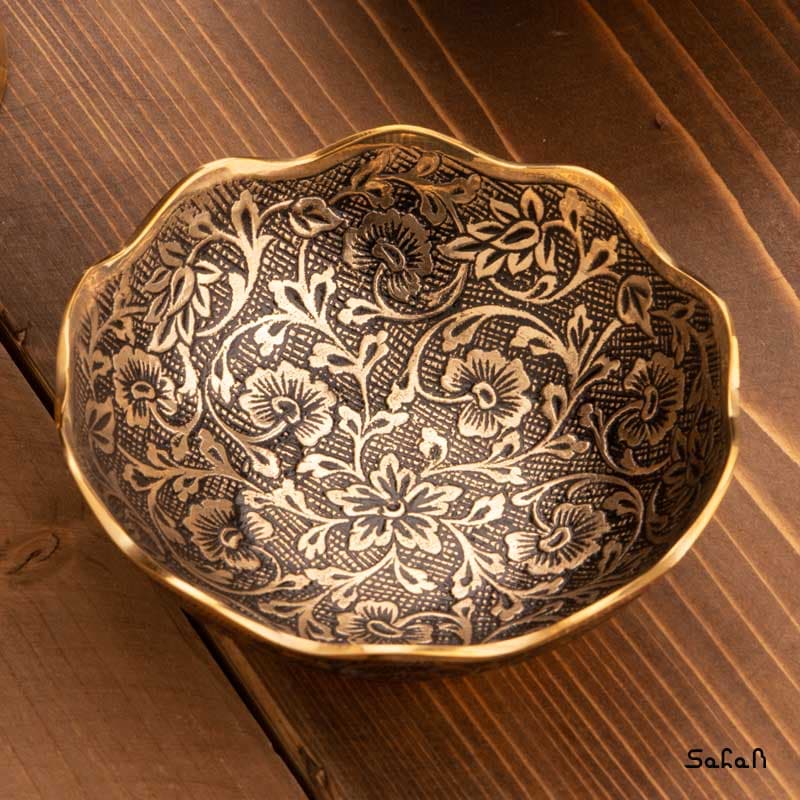 ست پذیرایی برنجی طلایی کد 223 — تصویر ۳