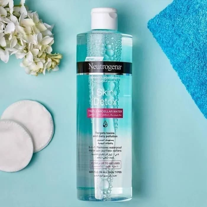 میسلار واتر Skin Detox نوتروژینا انواع پوست 400ml — تصویر ۱۱