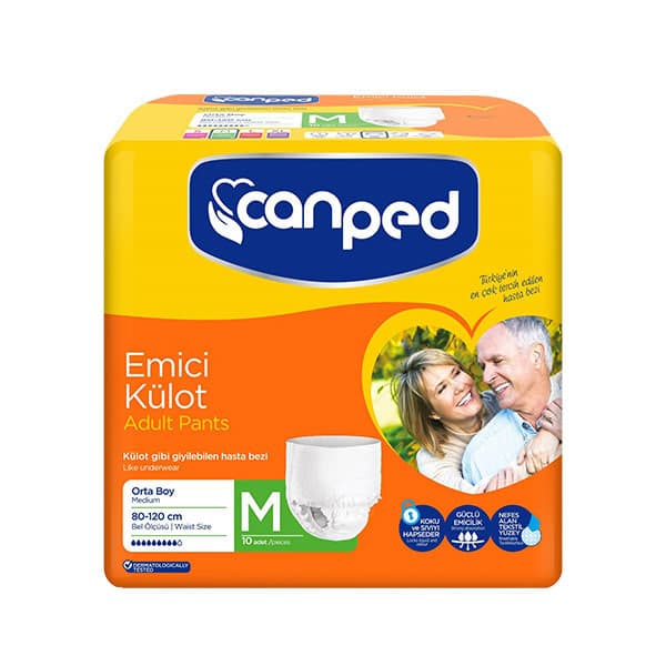 پوشک بزرگسال شورتی جان پد Canped سایز مدیوم بسته 9 عددی — تصویر ۱۰