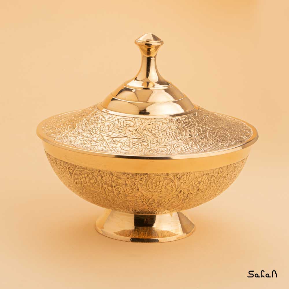 شکلات خوری برنجی مدل انگوری — تصویر ۴