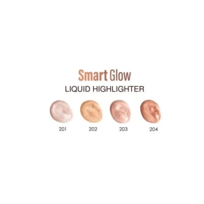 هایلایتر مایع گلدن رز مدل اسمارت گلو Smart Glow — تصویر ۴