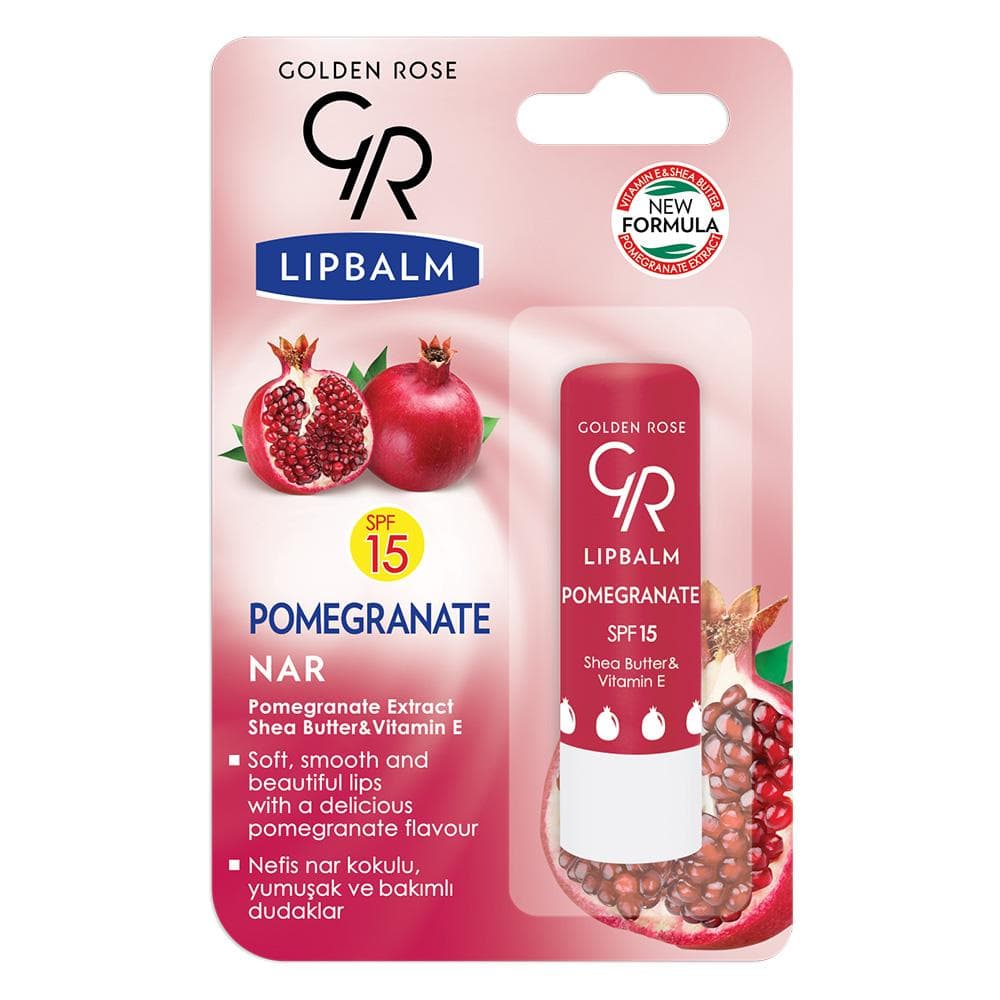 بالم لب انار گلدن رز با SPF15