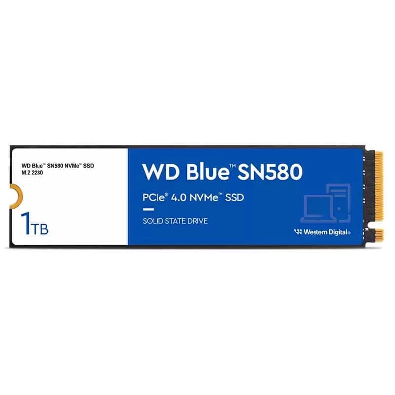 حافظه اس اس دی اینترنال وسترن دیجیتال Blue SN580 | NVMe M.2 2280 | 1TB — تصویر ۵