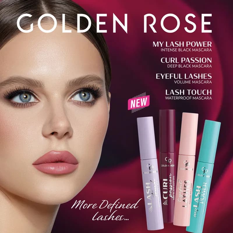 ریمل حجم دهنده گلدن رز مدل Eyeful Lashes — تصویر ۹