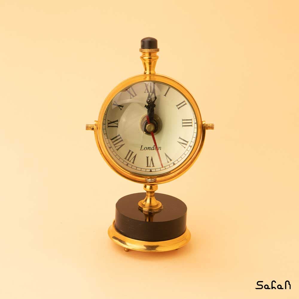 ساعت برنجی رومیزی طرح 2