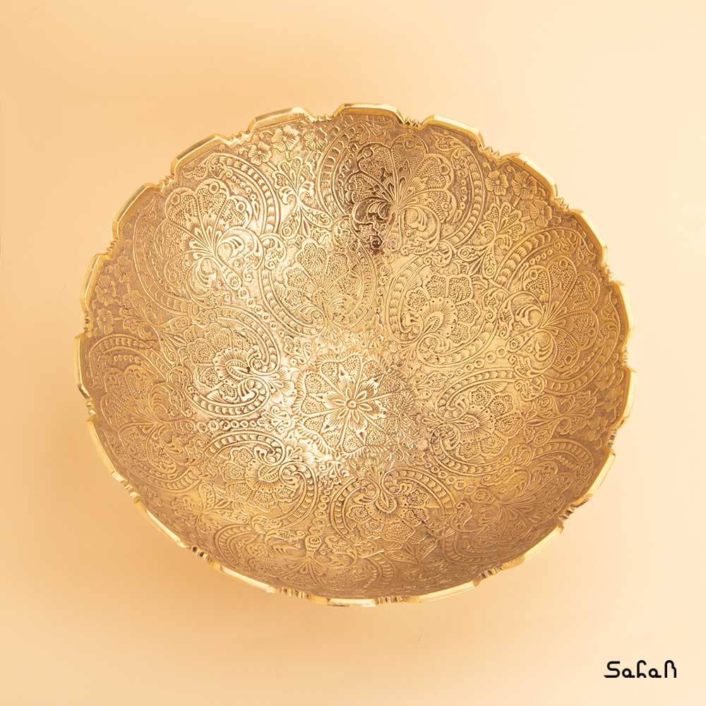 میوه خوری دورو برنجی مدل سروناز — تصویر ۸