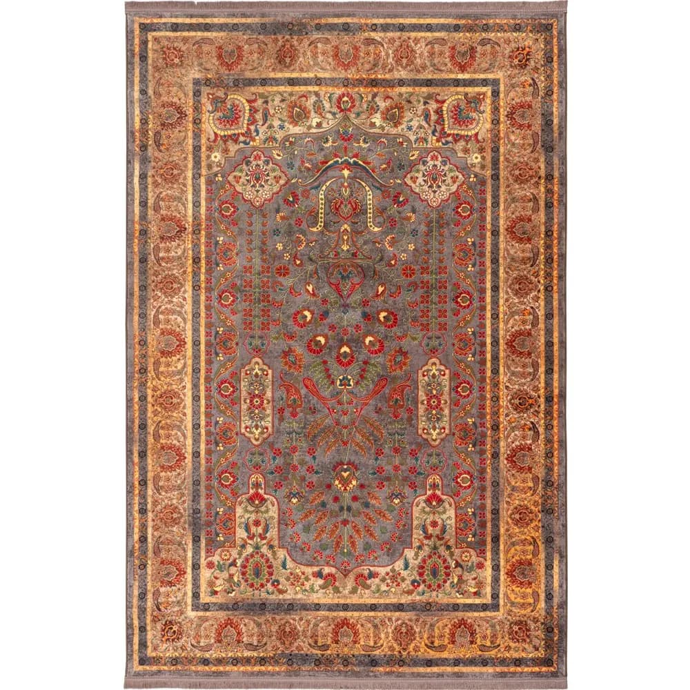 فرش محتشم طرح هلنا کد25NH0070 طوسی — تصویر ۲
