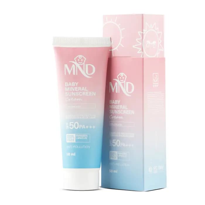 کرم ضد آفتاب فیزیکی کودک ام ان دی با فاکتور حفاظتی 50 (SPF 50) — تصویر ۳
