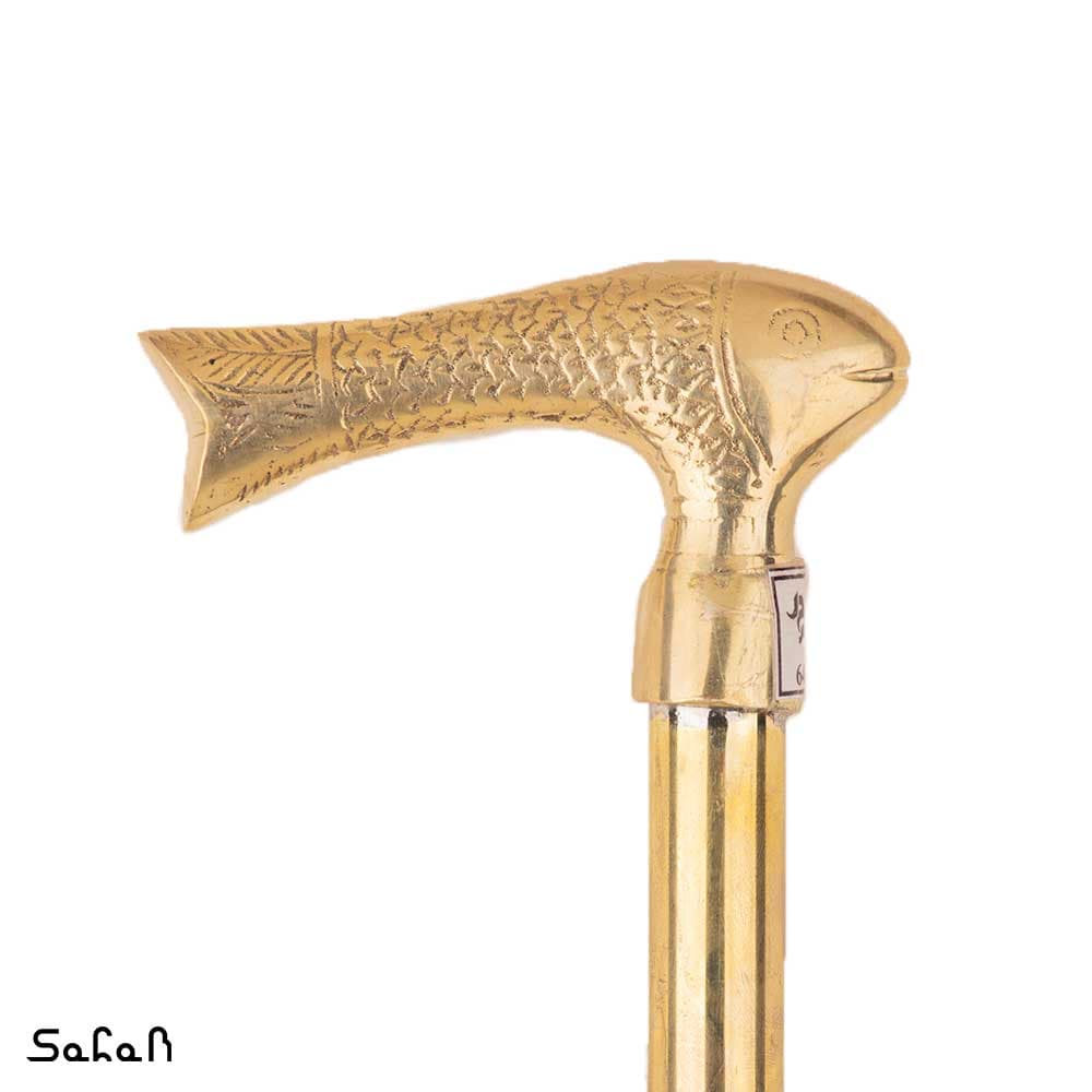 عصا برنجی طرح ماهی گلی