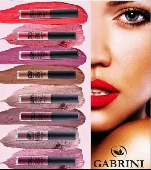 رژ لب مایع گابرینی Matte Lipgloss — تصویر ۵