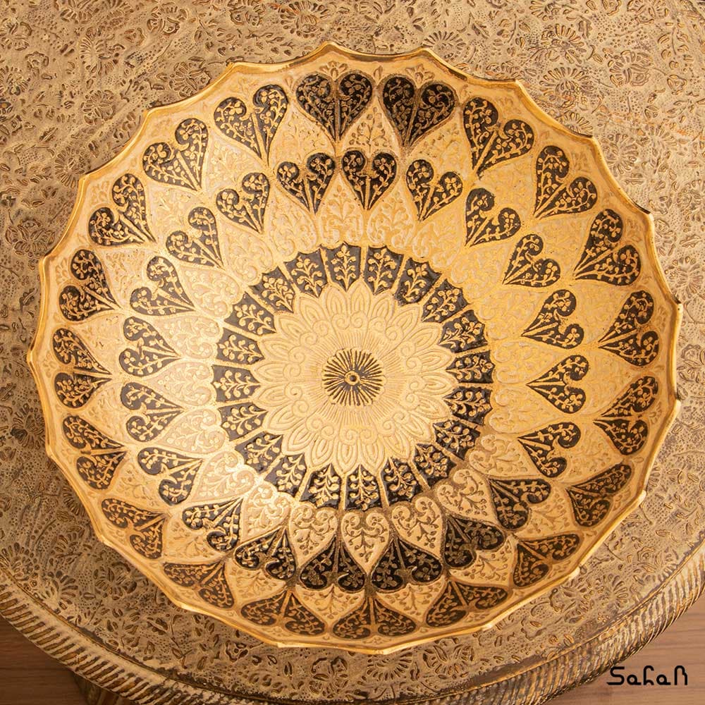 میوه خوری برنجی طرح قلب — تصویر ۹