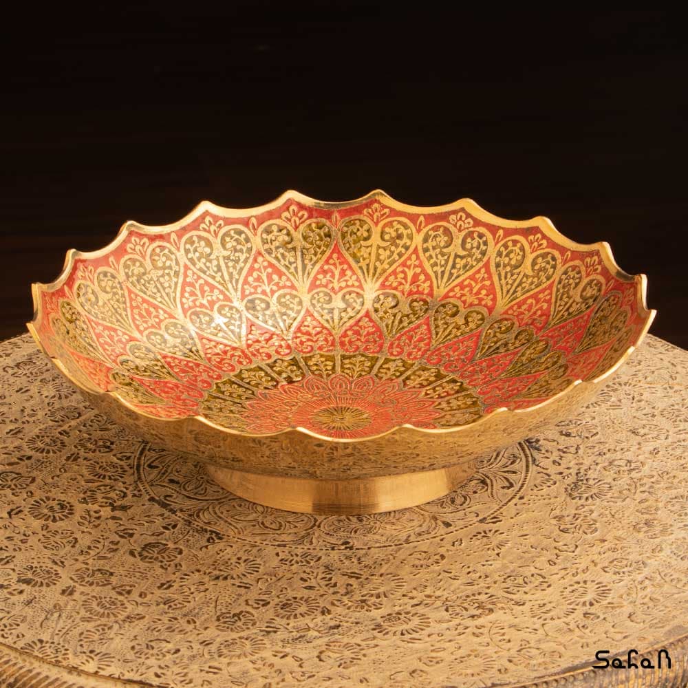 میوه خوری برنجی طرح قلب — تصویر ۱۲
