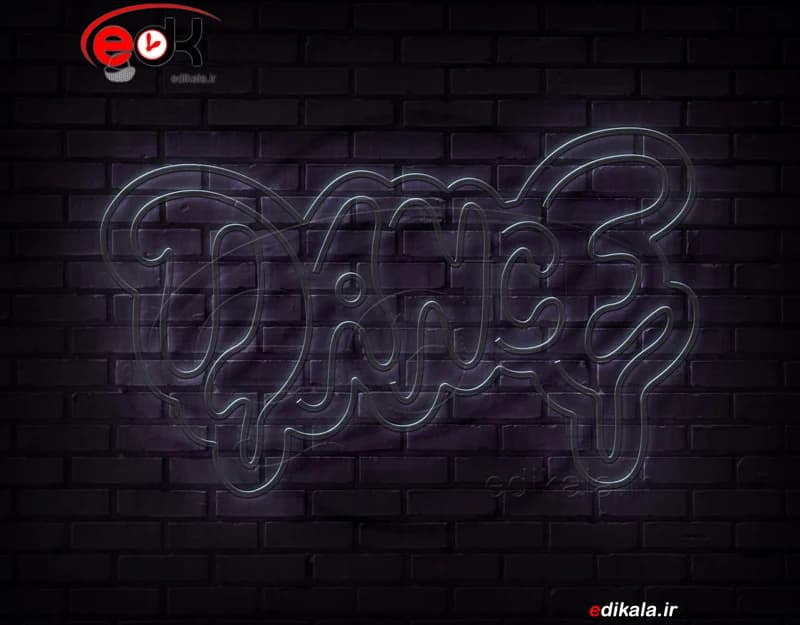 تابلو نئون طرح dance شماره 1 در ابعاد مختلف +آداپتور+ فایل لایه باز — تصویر ۳