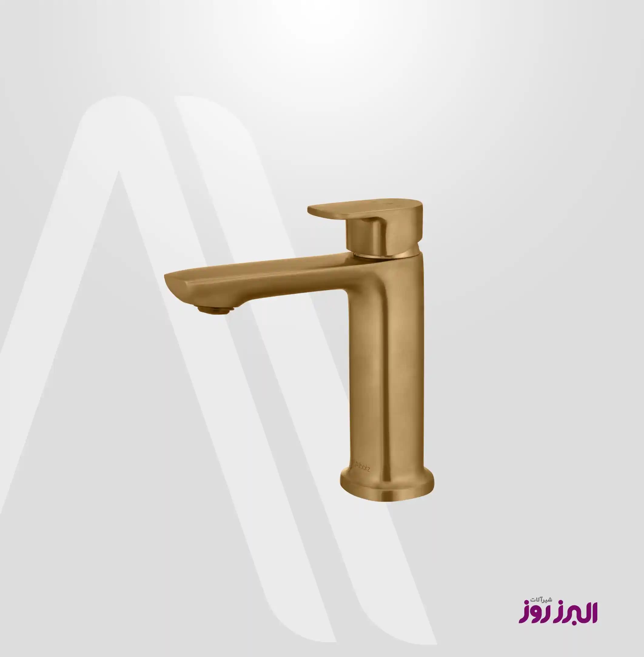 شیر روشویی البرز روز ویزارد طلا مات WIZARD — تصویر ۳