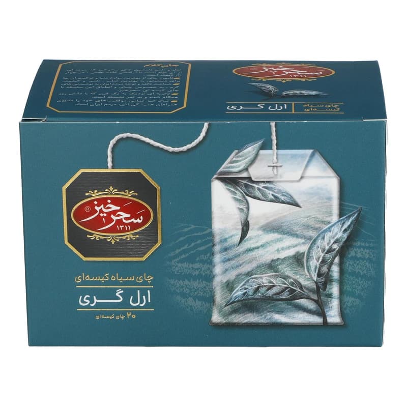 چای سیاه کیسه ای ارل گری سحرخیز 20 عددی