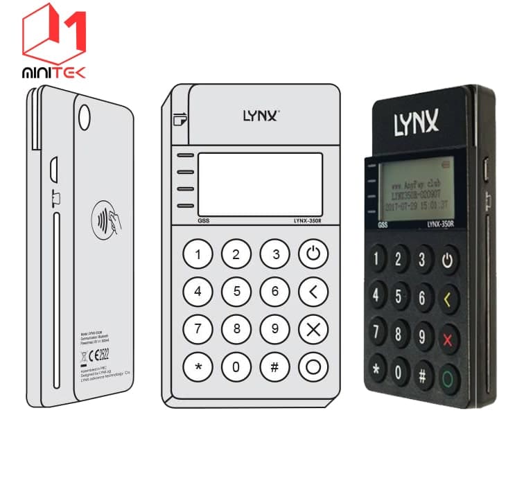 کارتخوان جیبی لینکس مدل LYNX 350R — تصویر ۴