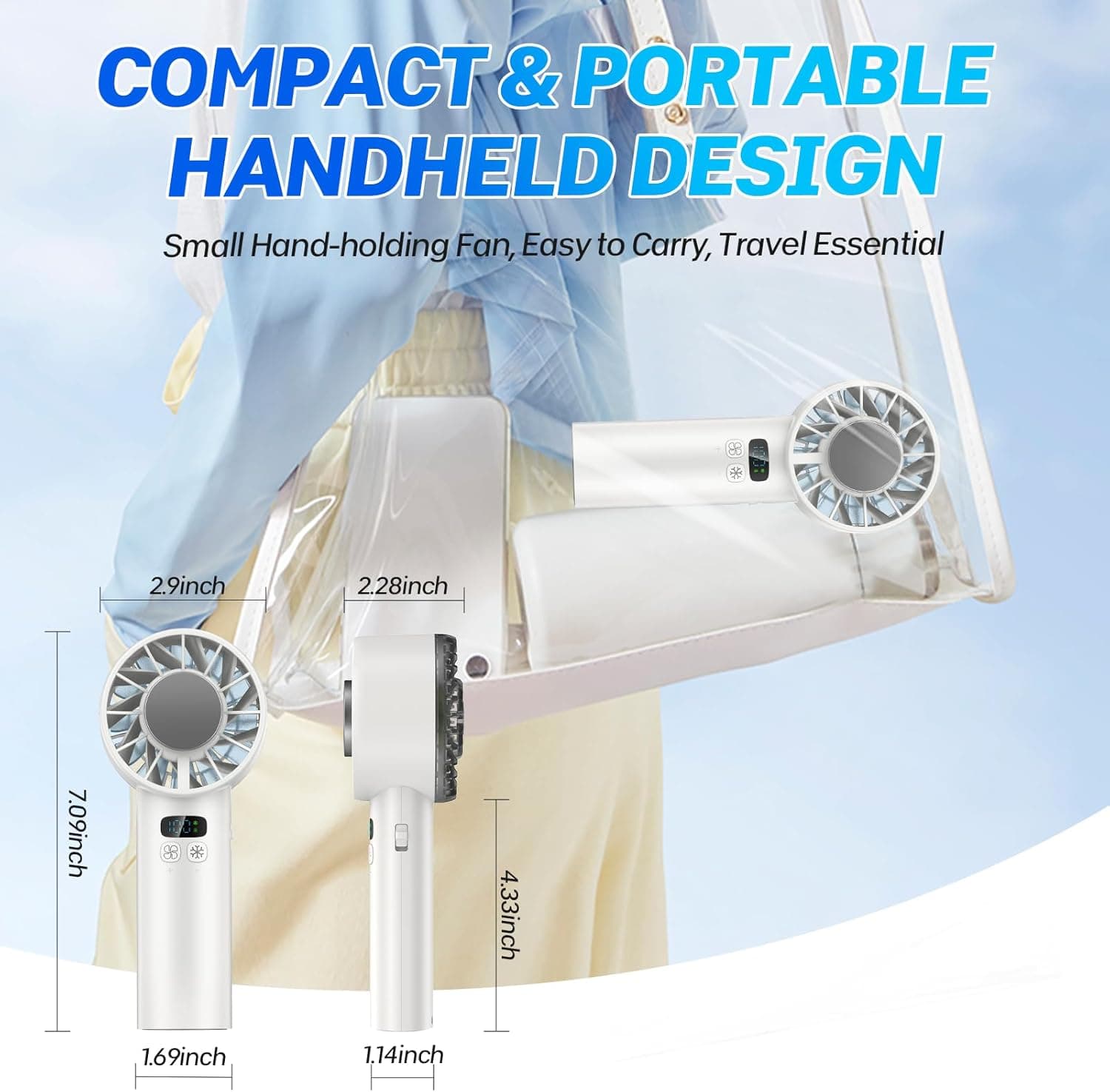 پنکه ( بادبزن دستی ) گرین لاین مدل Green Lion Windix Pro Handheld Cooling Fan — تصویر ۳