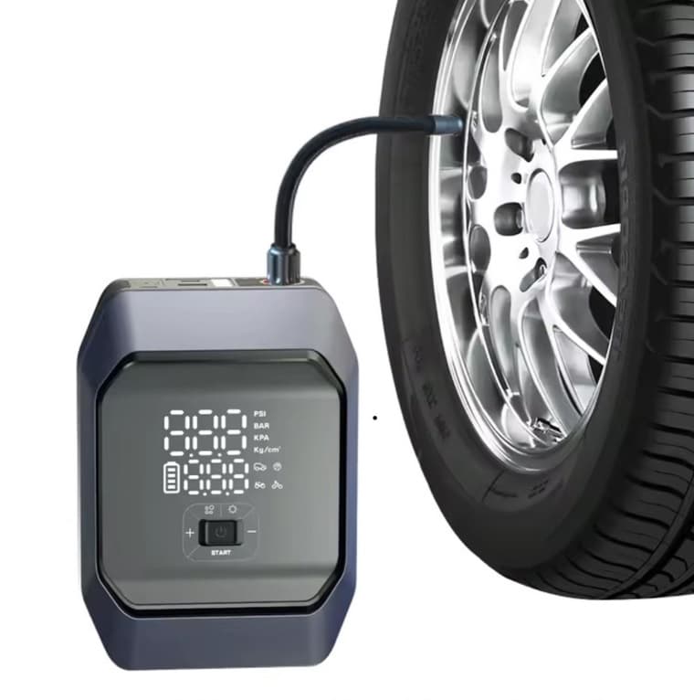 کمپرسور باد و جامپ استارتر خودرو پاورولوژی Powerology InflateBoost Portable JUMP Starter & AIR COMPRESSOR — تصویر ۳
