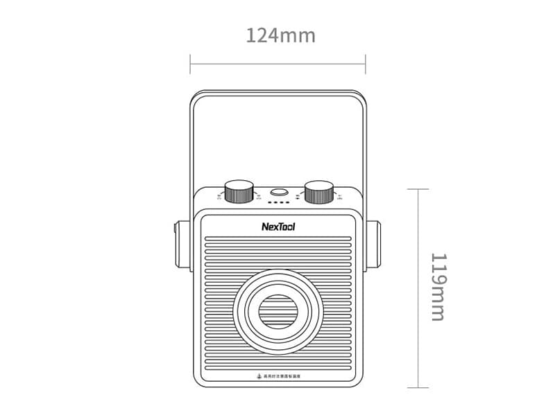 چراغ کمپینگ شارژی ضدآب شیائومی Xiaomi Nextool NE20093 — تصویر ۱۱