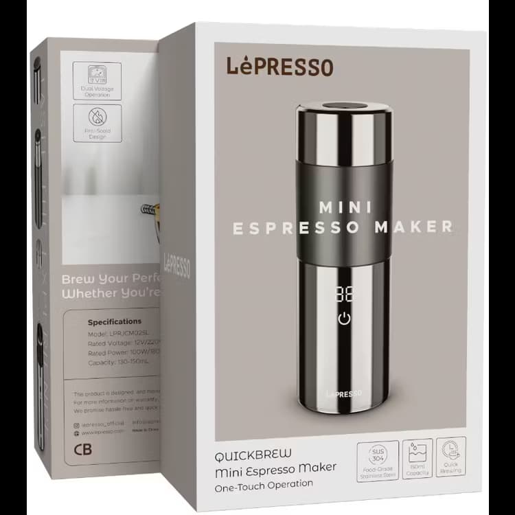 دستگاه اسپرسوساز همراه لپرسو مدل LePRESSO LPRJCM02SL — تصویر ۳