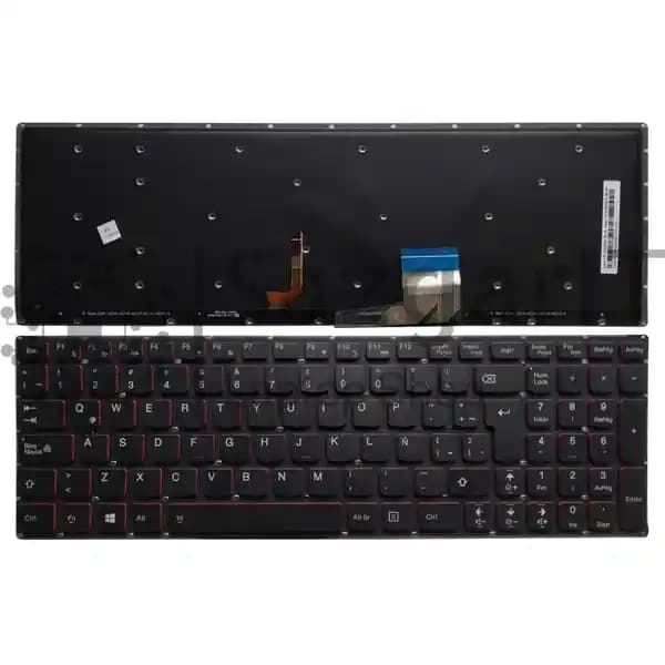کیبرد لپ تاپ لنوو Keyboard Laptop Y50-70 With Back Light Red Lenovo