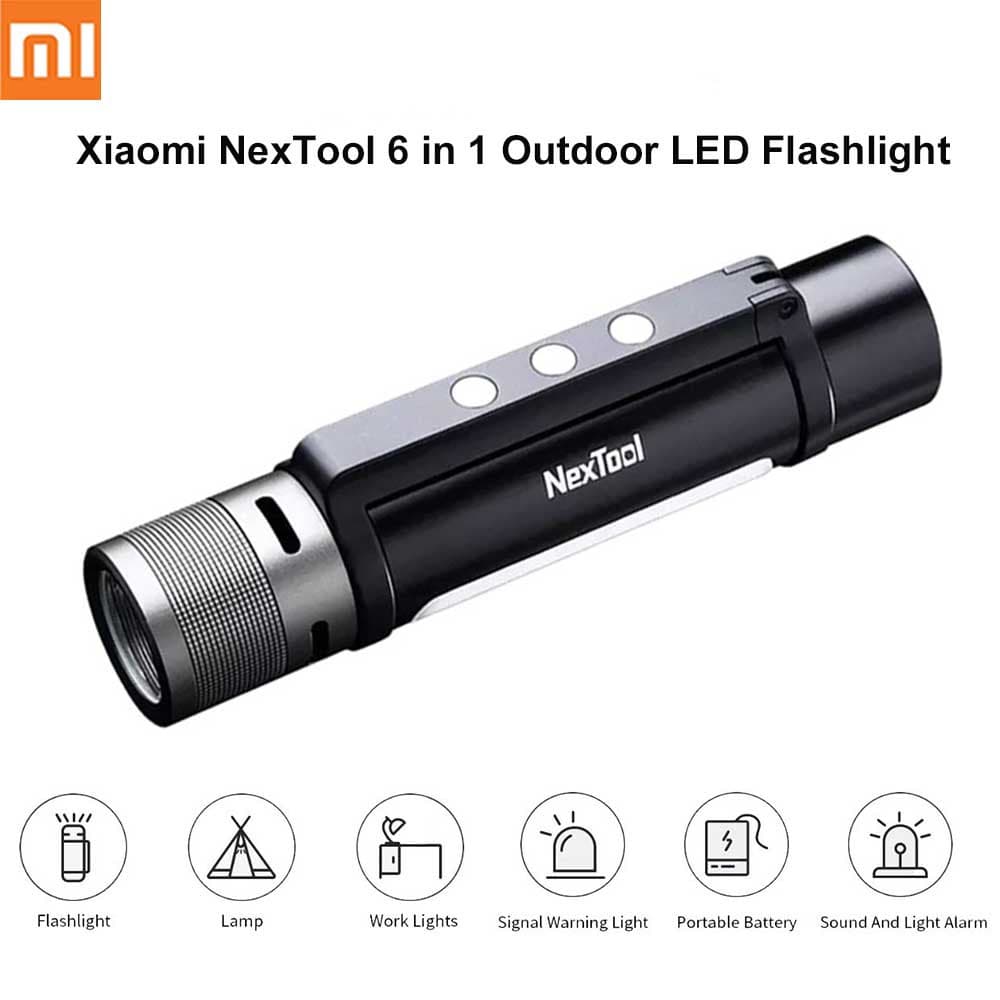چراغ قوه چندکاره شیائومی Nextool Outdoor 6in1 Thunder Flashlight NE20030 — تصویر ۸