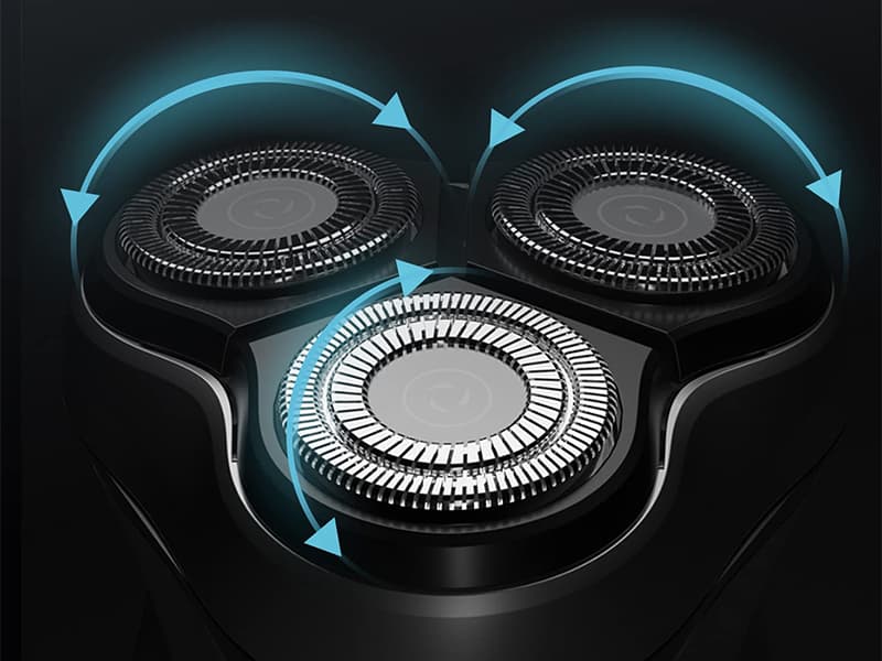 ماشین ریش تراش شیائومی Xiaomi Enchen Black Stone Electric Shaver Three-blade shaver New — تصویر ۶