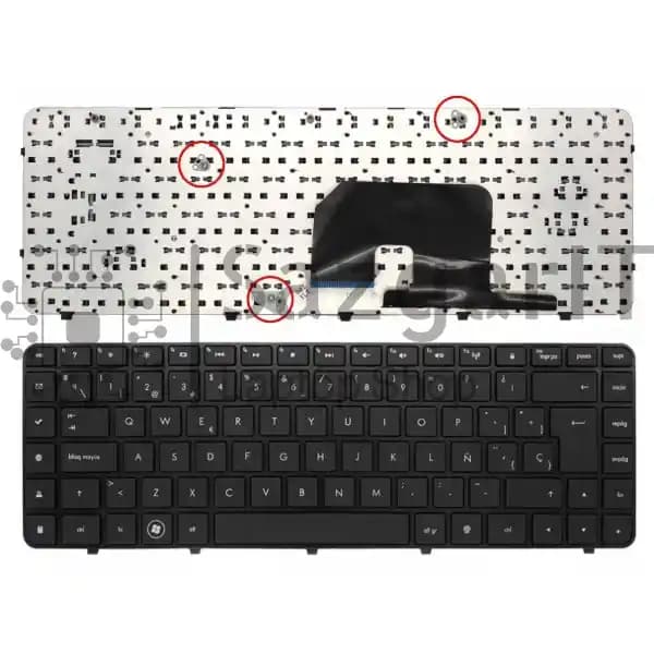 کیبرد لپ تاپ اچ پی Keyboard Laptop DV6-3000 Black HP — تصویر ۲