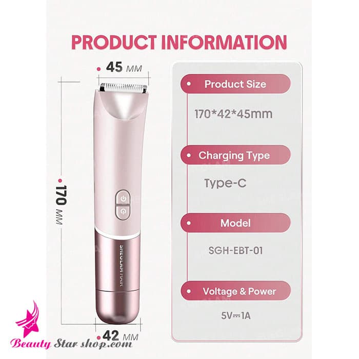 شیور اصلاح مو صورت و بدن بانوان شیگلم مدل Smooth Moves Dual-Head — تصویر ۶