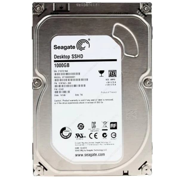 هارد دیسک اینترنال سیگیت مدل Desktop SSHD ظرفیت 1 ترابایت (استوک)