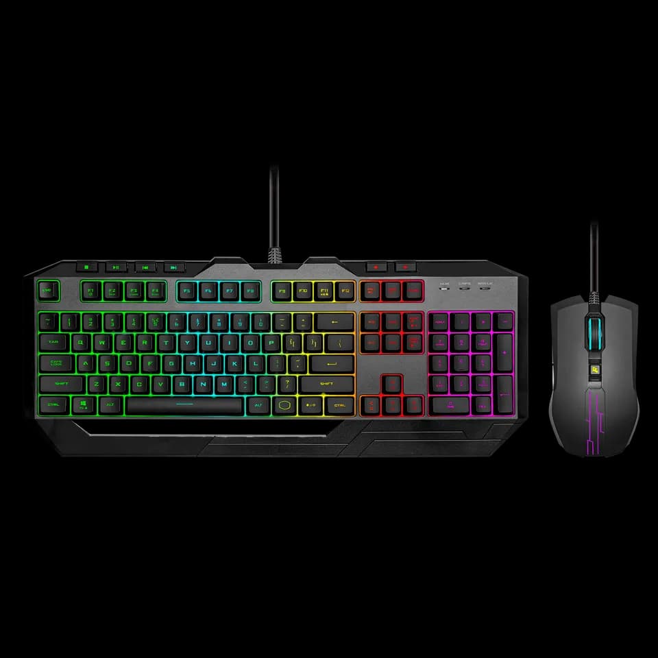 کیبورد و ماوس گیمینگ کولرمستر DEVASTATOR 3 RGB