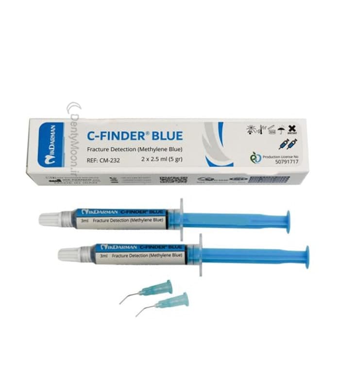 محلول تشخیص پوسیدگی (متیلن بلو) نیک درمان C Finder Blue — تصویر ۲