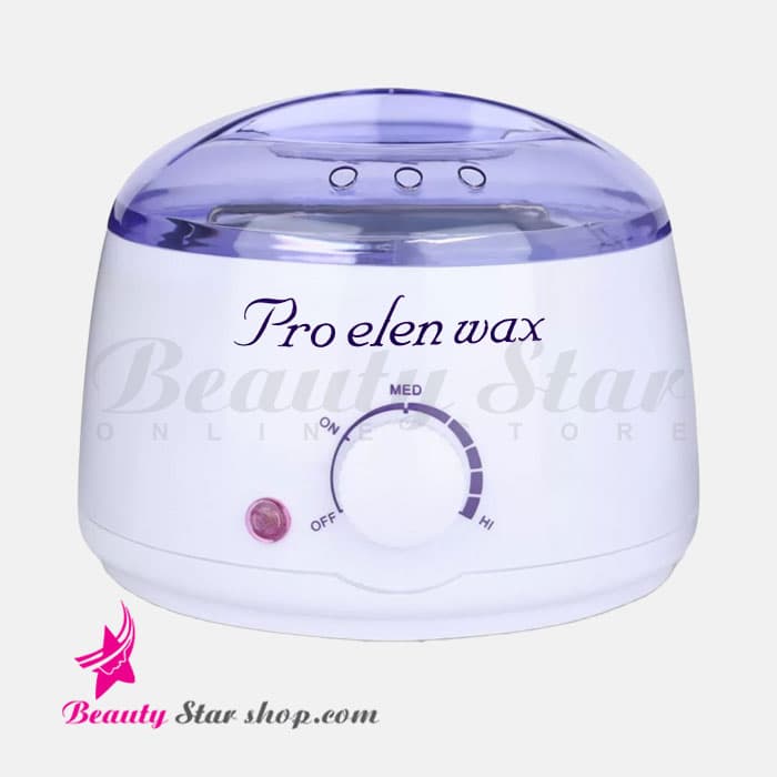 دستگاه وکس گرم کن لکسی لس مدل Pro Elen Wax به همراه قابلمه یدک سیلیکونی