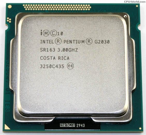 پردازنده مرکزی اینتل سری Ivy Bridge مدل Pentium G2030 استوک