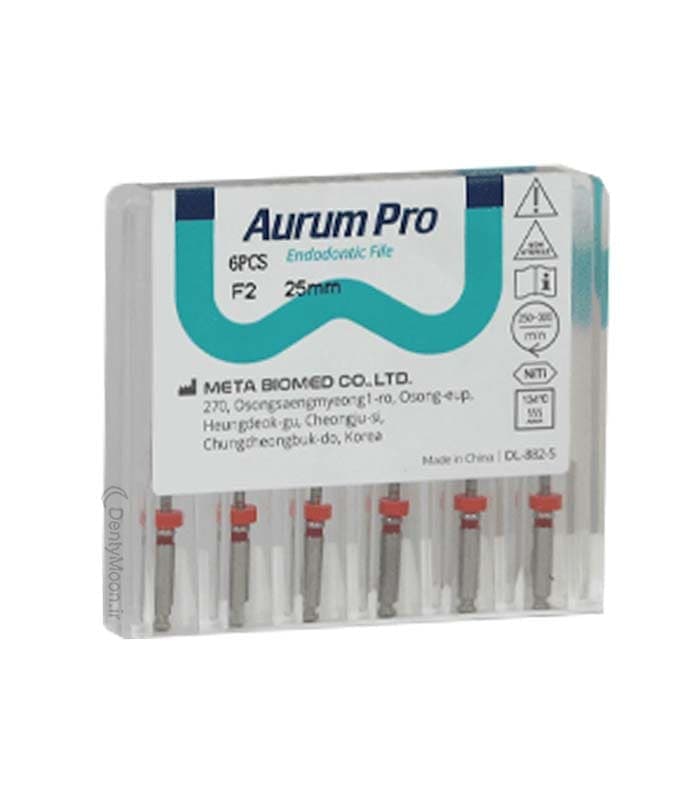 فایل روتاری پروتیپر متا Meta Aurum Pro Endodontic File — تصویر ۲