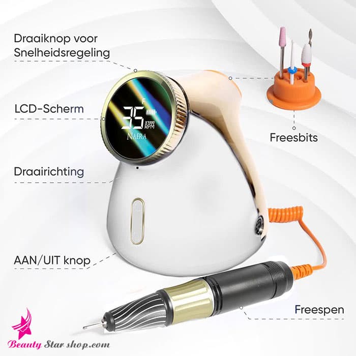 سوهان برقی مانیکور و پدیکور جیم دور مدل jmd-e101 — تصویر ۹