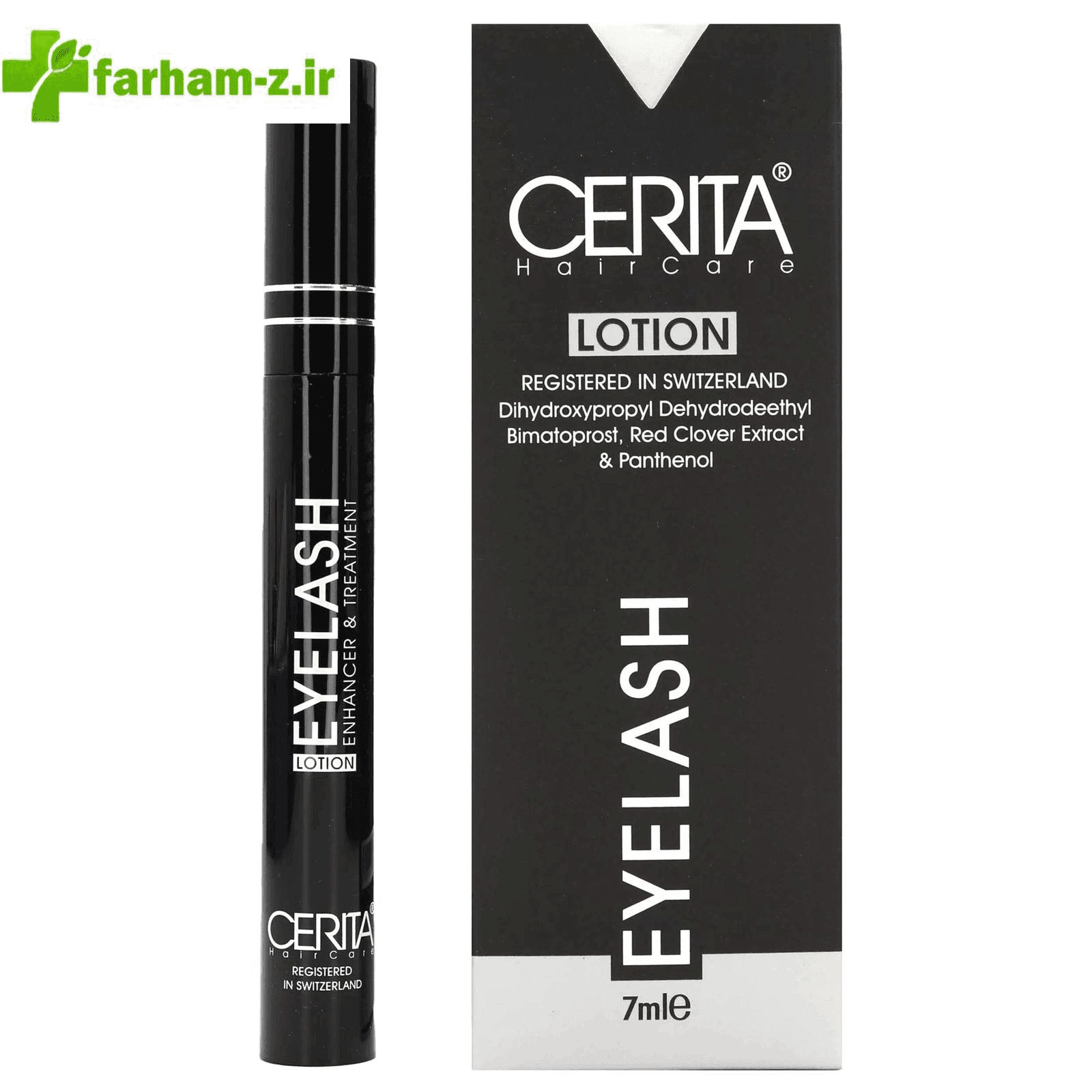 محلول تقویت کننده مژه سریتا مدل Eyelash Lotion