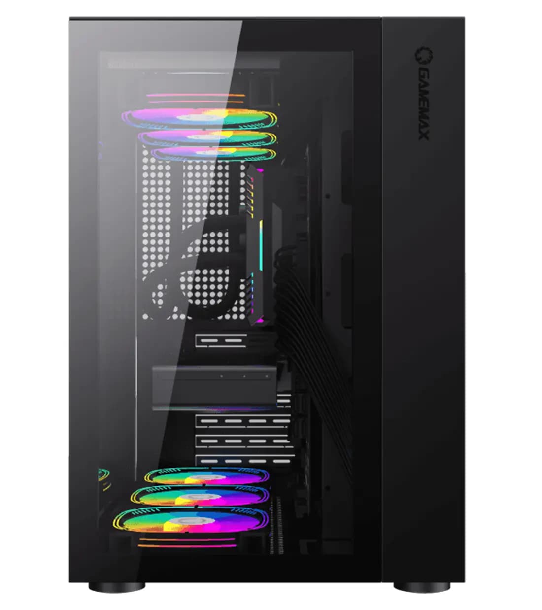 کیس گیمینگ گیم مکس Infinity Black — تصویر ۵