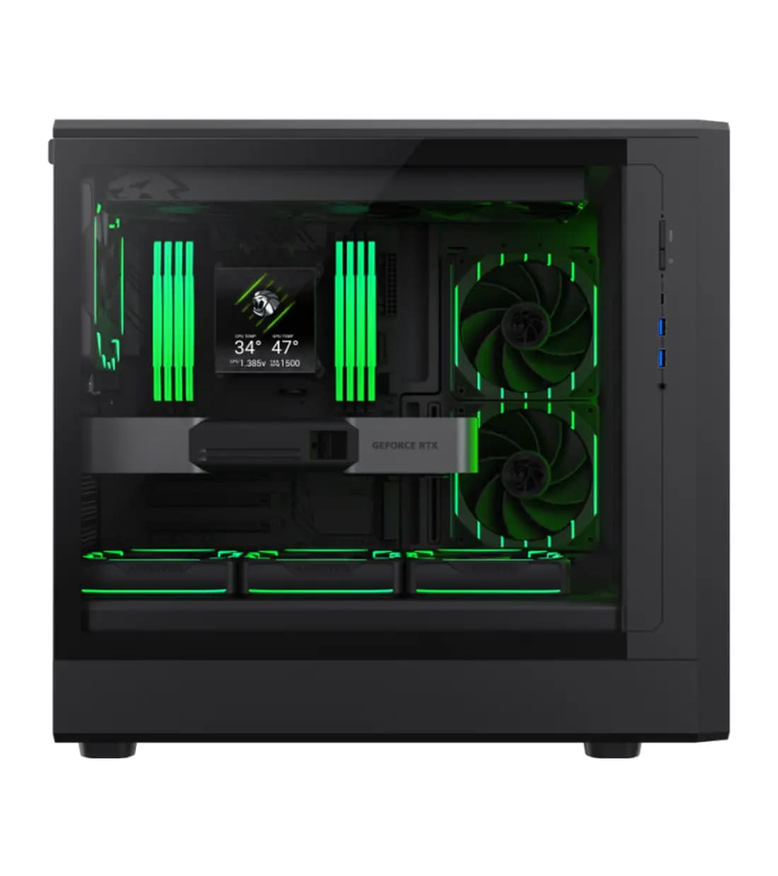 کیس گیمینگ گیم مکس CLAW 460 WB — تصویر ۴